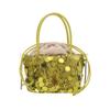 Bolsa de Mão Nova Outono 2025, High-End, Aparência Sofisticada, Design Nicho com Lantejoulas, Versátil Ins Casual Bolsa Saco