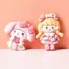 Nueva Chica Linda de Dibujos Animados Pegamento de Crema DIY Hecho a Mano Resina Pequeños Accesorios Joyería Accesorios para el Cabello Llavero Material