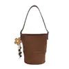 Bolso de axila para mujer 2026 nuevo otoño vintage gamuza Melard bolso de hombro bandolera cubo bolso para teléfono