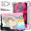 Adecuado para funda protectora plana iPad10.2 2020 colorida ipad10.9 anticaída carcasa con soporte A7 T290