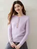 ¡Se ve genial solo o en capas! Este suéter de punto de cachemira suave y versátil para mujer, de cuello redondo, relajado y casual, es perfecto para cualquier ocasión