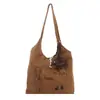 Bolsa Casual da Moda de Grande Capacidade com Textura Simples e Estilosa, Bolsa de Ombro Única, Nova Bolsa Tote Feminina Primavera 2026