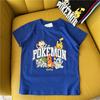 Pedido japonés comercio exterior Dibujos animados Serie de dibujos animados verano niños camiseta de manga corta y cuello redondo