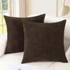 Funda de almohada de chenilla de doble cara para sofá, funda sin relleno, cojín para cabecera, cojín de respaldo de oficina, funda de almohada lumbar al por mayor