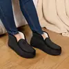 Pantuflas de lana de invierno transfronterizas con forro de algodón, pantuflas antideslizantes para interiores, comodidad cálida para el hogar con suela suave, personalizadas desde la fábrica de origen
