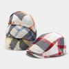 Nova Chegada Boina Outono Clássico Xadrez Curto-abas Cap Britânico Retro Progressivo Cap Trendy Pintores Cap