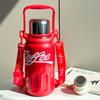 Taza Termo de Gran Capacidad, Mismo Estilo que Coca-Cola, Botella de Agua de Acero Inoxidable 316, Taza de Agua para Deportes al Aire Libre para Hombres y Mujeres, Capacidad Extra Grande