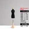 Maniquí de Enseñanza Maniquí de Mitad de Tamaño Pequeño Mini Estéreo Corte Estudiante Diseño de Ropa Modelo de Muñeca