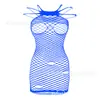 Lingerie Sexy Europeia e Americana Comércio Exterior Transfronteiriço Peça Única Renda Malha Sexy Recorte Saia Suspensa Saia Curta W557