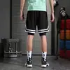 Shorts casuales de verano para hombre, marca de moda con diseño color block, patchwork simple, corte recto holgado, shorts deportivos de cinco puntos fluidos
