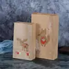 Bolsa de mano Bolsa de papel Personalizada Personalizada Bolsa de papel Kraft Artístico para Comida Manualidades Velas, con Larga