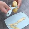 Descascador Multifuncional de Cozinha, Faca para Frutas e Legumes, Descascador de Cerâmica, Descascador de Batatas, Raspador de Cascas