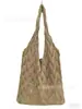 2026 Nova Bolsa Tote de Grande Capacidade, Bolsa de Praia, Bolsa de Tricô, Bolsa Vazada, Bolsa Estilo Boêmio, Bolsa de Palha/Tecida