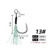 Cebo Falso Luya Hecho a Mano Atado Fino Placa de Hierro Cable Brillante Anzuelo Simple Anzuelo con Púa Anzuelo de Placa de Hierro Pesca desde Barco Accesorios de Pesca en Mar Anzuelo de Pesca Venta al por Mayor