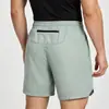 Shorts Masculino Transfronteiriço Tecido Secagem Rápida Cor Sólida Corrida Fitness Esportes Casual Estilo Americano Calça de Cinco Pontos Comércio Exterior Europeu e Americano