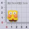 Serie Bob Esponja, accesorios de bricolaje de goma suave, funda para teléfono móvil, parche para agujero en zapatos, taza de enjuague bucal, pegatinas 3D estéreo