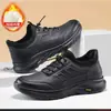 Novos Sapatos Slip-On Masculinos para Esportes e Lazer para Primavera e Outono, Sapatos Masculinos Leves e Confortáveis, Sapatos para Pai de Meia-Idade, Cor Sólida Comércio Exterior Atacado