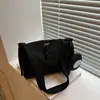 Bolsa de Lona Feminina Grande Capacidade Transversal Estilo Floresta Casual Versátil Bolsa Bolinho Bolsa de Ombro Bolsa para Estudante Universitário Dia a Dia