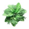 Polvo dorado navideño de 14 cm, flor tridimensional hueca, polvo de cebolla en polvo, accesorios para guirnalda de árbol de Navidad, atuendo navideño