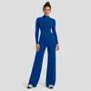 Conjunto de yoga transfronteiriço com costas bonitas e gola halter, roupa esportiva fitness para Pilates, conjunto de treino de corrida de secagem rápida para mulheres