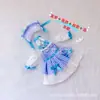 30cm 6 puntos bjd muñeca ropa cambiar ropa Yi Tian Barbie muñeca falda vestido tela pequeña blythe traje