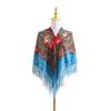 Popular Transfronterizo Chal Étnico Ruso de Xinjiang de 110 cm Bufanda Cuadrada Clásica Retro Cálida y Hermosa Bufanda Multicolor