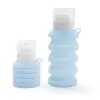 Garrafa Dispensadora Dobrável de Silicone de Novo Modelo Transfronteiriça, Garrafa Portátil para Viagem ao Ar Livre, Garrafa Armazenável Retrátil de 110ml, Personalizável