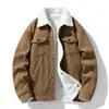 Streetwear Retro Workwear Chaqueta Holgada para Hombre Primavera Otoño Nueva Casual Versátil Moderna Elegante Top