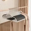 Perchas Minimalistas Modernas Antideslizantes, Perchas Gruesas que No Dejan Marca, Perchas Domésticas para Secar y Colgar Ropa, Juego de Perchas para Pantalones