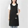 Delantal Impermeable Transfronterizo para Mujer, Moderno y Elegante, Adecuado para Uso en la Cocina, Duradero, Delantal de Cintura de Moda, Ropa de Trabajo, Personalizable