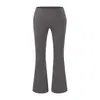 Pantalones acampanados cortos sexys de tiro bajo con dobladillo de volantes, nueva moda de verano versátiles ajustados casuales deportivos