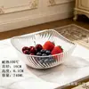 Bol de Luz de Vidrio Transparente Resistente al Calor Redondo de Vidrio Bol de Postre Hotel Lavado de Manos Taza de Té Máscara Pudín Bol para Sopa para el Hogar
