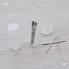 Botella para guardar agujas de punto de cruz almacenamiento de agujas de costura a mano aguja de costura para máquina de coser bordado aguja para ensartar cuentas cadena de cuentas botella para acolchar aguja de costura jeringa de plástico botella pequeña