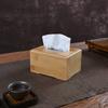 Caixa de Guardanapos de Luxo Leve Atacado Bambu Madeira Maciça Criativa Restaurante Caixa de Guardanapos Simples Zen Caixa de Papel para Uso Doméstico