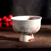 Taza de té de porcelana Zhongpan Jun, taza de té vintage hecha a mano, taza de degustación de té, taza individual, juego de té de Kung Fu, taza maestra