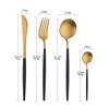 Cubiertos Portugueses de Acero Inoxidable de Alta Gama para Restaurante Occidental Cuchillo para Bistec, Tenedor, Cuchara Set Cuchara Pública Tenedor Cuchara para Café Tenedor de Postre