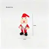 Adorno de cristal de Papá Noel, accesorio de decoración de escena navideña de cristal, adorno de escritorio, regalo, pieza decorativa