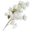 Bougainvillea Artificial de Haste Única para Exportação Atacado, Decoração de Parede Externa para Hotel, Flores para Arranjo de Decoração de Cena de Casamento
