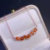 Colar Fanta Facetado Natural, Alta Clareza, Brilho Intenso, Pedra Solta 4x5mm, Exquisitamente Cravejado em Prata de Lei S925
