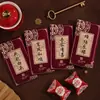 Sobres Rojos de Alta Gama para Bodas 2025 Estilo Nuevo Sobres de Regalo Escritos a Mano para Amigos y Familiares con Sobres Rojos de Mil Yuanes