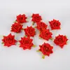 Cabezas de Flores de Rosa de Terciopelo DIY Accesorios para Ropa y Sombreros Accesorios de Flores Artificiales Materiales para Corsage Fotografía del Hogar Graduación Flores Artificiales