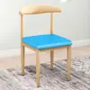 Encosto de Cadeira de Jantar Banqueta Doméstica Cadeira de Mesa Nórdica Simples Moderna Cadeira de Restaurante Imitação de Madeira Maciça Cadeira de Canto de Ferro