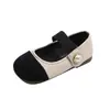 Zapatos para Niña, Zapatos de Cuero de Boca Baja para Niña Pequeña, Nuevo Estilo Primavera y Otoño 2025, Zapatos Individuales para Niños Medianos y Grandes, Mocasines para Niños de Suela Suave