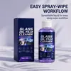 Limpiador de película de aceite para vidrio: Mantenimiento diario del coche para eliminar diversas manchas de aceite adheridas a la superficie del cristal