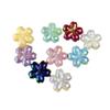 Pulsera de cadena para teléfono móvil con cinco pétalos de flor de cerezo de colores UV, accesorios para el cabello, cuentas sueltas, materiales de cuentas para niños