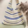 Bolso tejido a mano terminado moda bolso de hombro para mujer ins recomienda Joker fabricantes de artesanía tradicional al por mayor