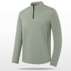 Moletom Masculino de Inverno de Manga Comprida Esportivo com Meio Zíper Outono e Inverno Roupa de Basquete Quente Amigável à Pele Top Fitness para Corrida Roupa Externa