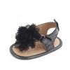 Chinelos de Verão Sandálias de Bebê Sapatos Fofos para Bebês e Crianças Pequenas Sapatos de Bebê com Velcro de Flor para Interior BH2271