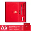 Set de Cuaderno A5 con Hebilla Metálica de Negocios y Caja de Regalo de Alta Gama para Manualidades, Regalo Souvenir para Reunión Anual Corporativa, Logo Impreso