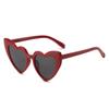 Gafas de Sol Populares de Moda en Forma de Corazón, Gafas de Sol del Mismo Estilo de Cecilia Cheung para Mujer, Gafas Degradadas en Forma de Corazón, Excelente Precio